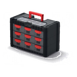 Set cu compartimente polimer transparent negru | Electronic-mag.ro | Componente Electronice