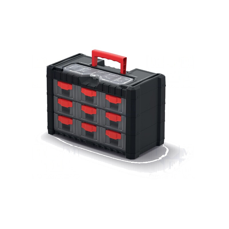 Set cu compartimente polimer transparent negru | Electronic-mag.ro | Componente Electronice