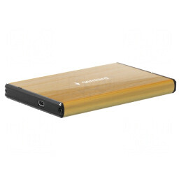 Carcasă hard discuri USB 3.0 2,5 inch - Aurie din aluminiu | Electronic-mag.ro | Componente Electronice
