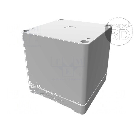 Carcasă universală IP66 gri 90mm x 90mm x 90mm | Electronic-mag.ro | Componente Electronice