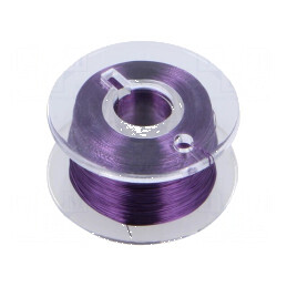 Sârmă de cupru argintată violet 0,1mm 100m | Electronic-mag.ro | Componente Electronice