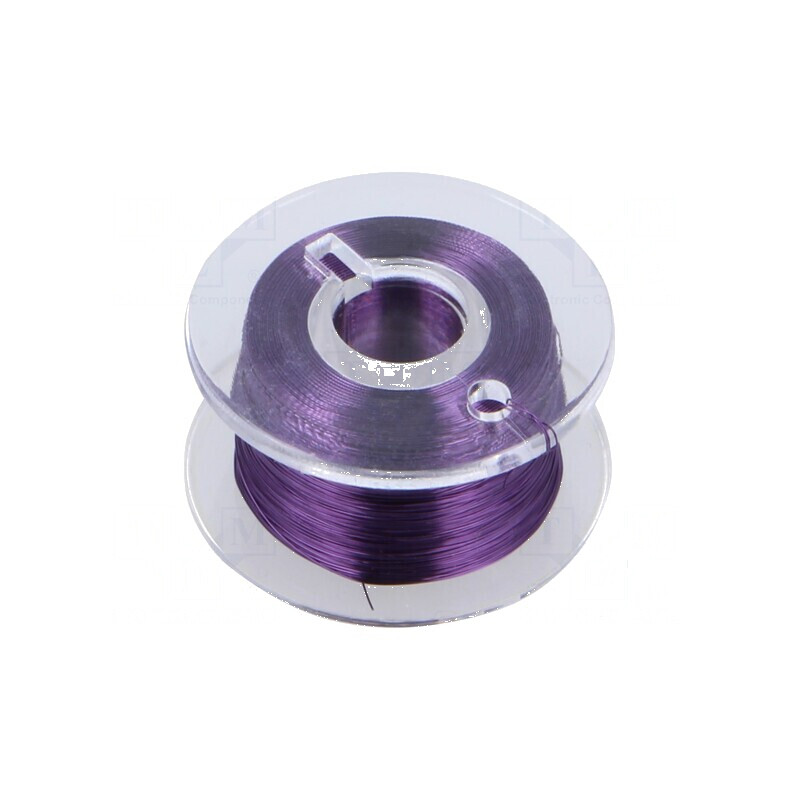 Sârmă de cupru argintată violet 0,1mm 100m | Electronic-mag.ro | Componente Electronice