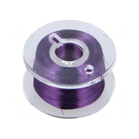 Sârmă de cupru argintată violet 0,1mm 100m | Electronic-mag.ro | Componente Electronice