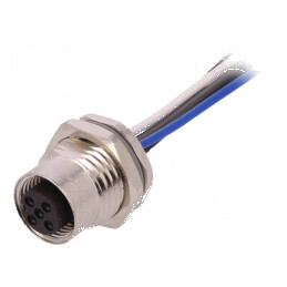 Conector M12 PIN 5 mamă DeviceNet/CANopen IP67 | Electronic-mag.ro | Componente Electronice