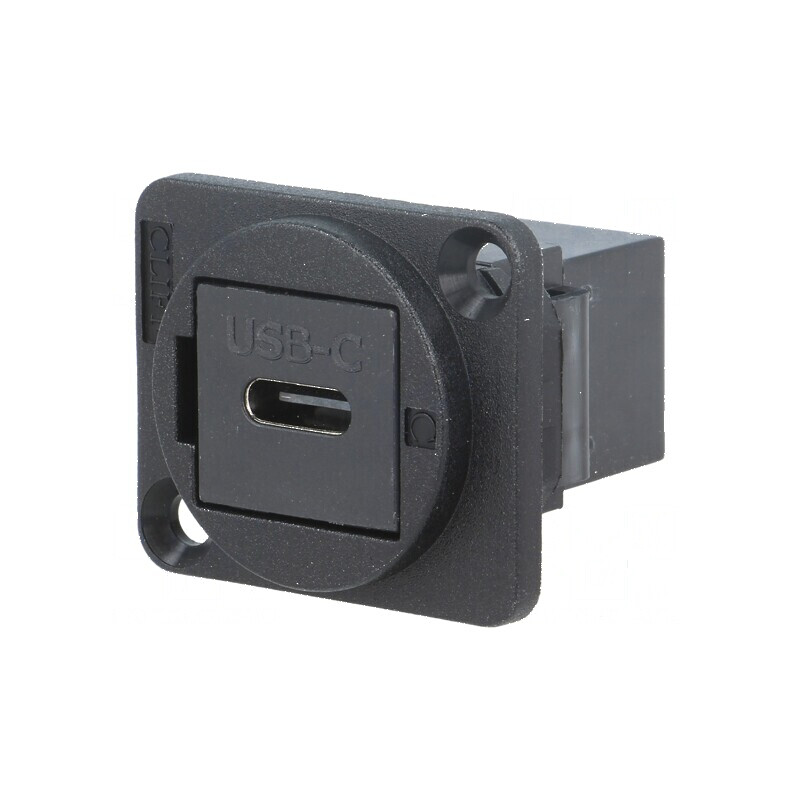 Adaptor USB C soclu din ambele părţi - plastic | Electronic-mag.ro | Componente Electronice