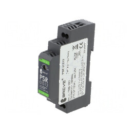 Alimentator pulsatoriu pentru şină DIN 15W 12VDC 1,25A IP20 | Electronic-mag.ro | Componente Electronice