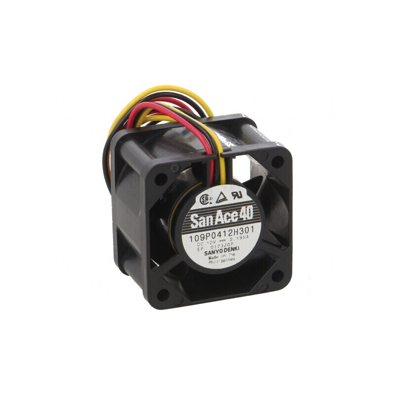 Ventilator axial DC 12VDC 40x40x28mm - 19,2m3/h - 37dBA | Electronic-mag.ro | Componente Electronice