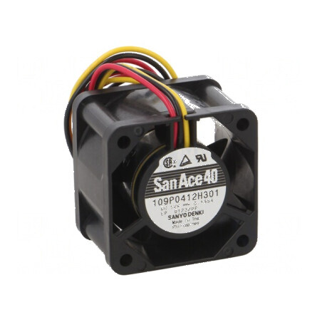 Ventilator axial DC 12VDC 40x40x28mm - 19,2m3/h - 37dBA | Electronic-mag.ro | Componente Electronice