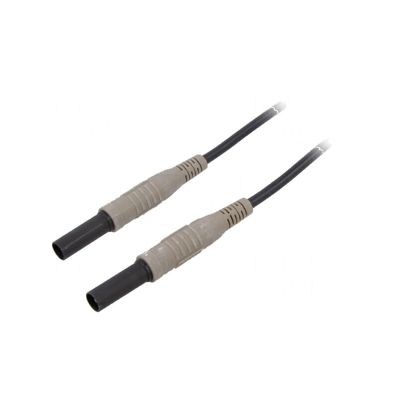 Cablu de măsurare mufă banană 4 mm, 2m | Electronic-mag.ro | Componente Electronice