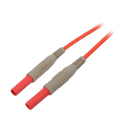 Cablu de măsurare mufă banană 4 mm 2m | Electronic-mag.ro | Componente Electronice