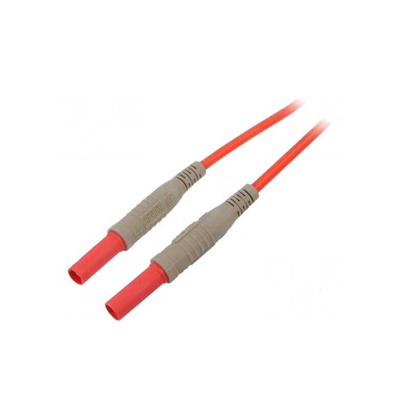 Cablu de măsurare mufă banană 4 mm 2m | Electronic-mag.ro | Componente Electronice