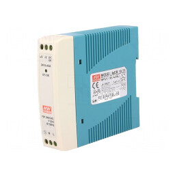 Alimentator pulsatoriu pentru şină DIN 10W 24VDC 0,42A - OUT: 1 | Electronic-mag.ro | Componente Electronice
