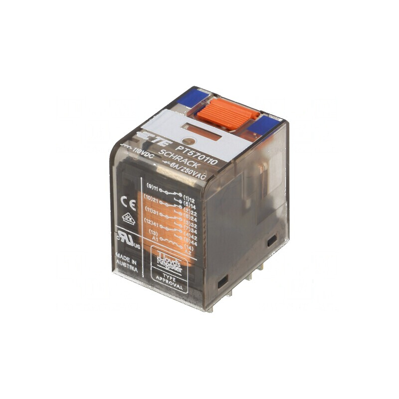 Releu electromagnetic 4PDT - 110VDC - 6A | Electronic-mag.ro | Componente Electronice Releu electromagnetic 4PDT - 110VDC - 6A | Electronic-mag.ro | Componente Electronice