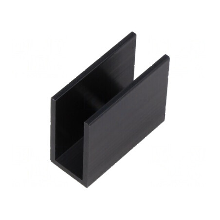 Radiator extrudat negru 35x15x30 mm | Electronic-mag.ro | Componente Electronice