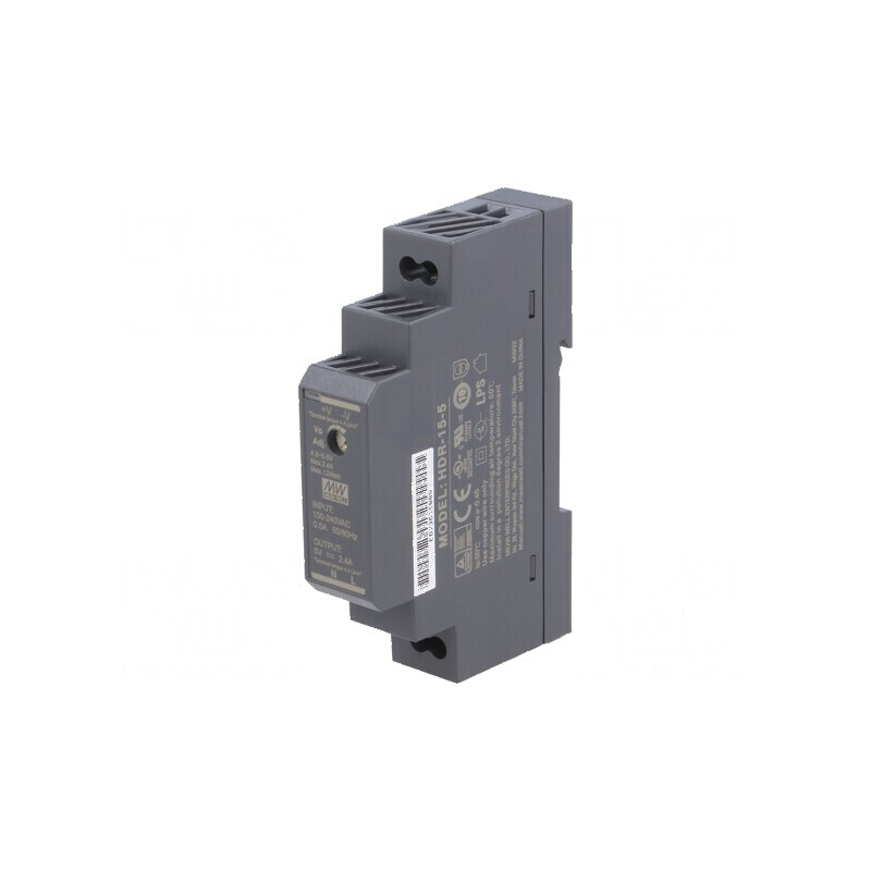 Alimentator pulsatoriu pentru şină DIN 12W 5VDC 2,4A | Electronic-mag.ro | Componente Electronice