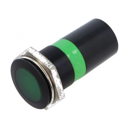 Lampă de control LED verde Ø22mm IP67 | Electronic-mag.ro | Componente Electronice