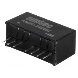 Convertor DC/DC 2W 18-36V la 24VDC si -24VDC SIP8 | Electronic-mag.ro | Componente Electronice