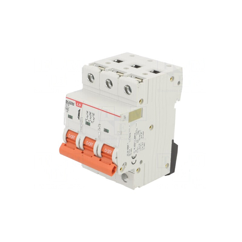 Întrerupător de supracurent 230/400VAC Inom: 16A Poli: 3 6kA | Electronic-mag.ro | Componente Electronice
