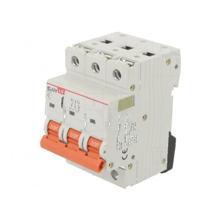 Întrerupător de supracurent 230/400VAC Inom: 20A Poli: 3 6kA | Electronic-mag.ro | Componente Electronice