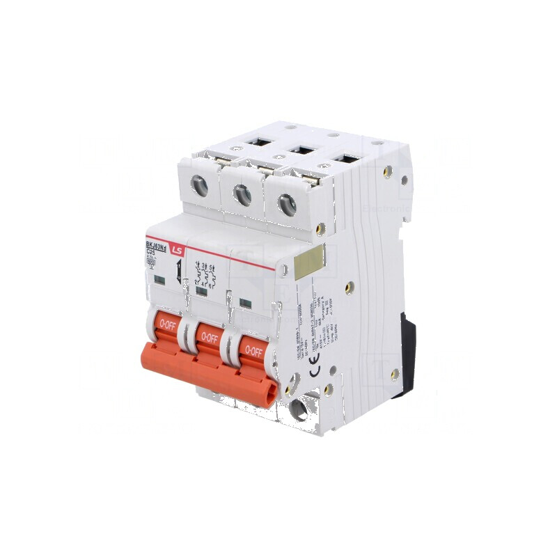 Întrerupător de supracurent trifazat de 25A 230/400VAC | Electronic-mag.ro | Componente Electronice