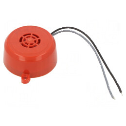 Traductor de sunet roșu piezoelectric | Electronic-mag.ro | Componente Electronice