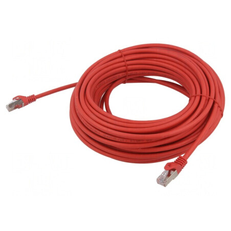 Patch cord S/FTP 6a roșu 20m Cablexpert | Electronic-mag.ro | Componente Electronice