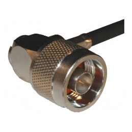 Conector N mufă tată în unghi 90° PTFE | Electronic-mag.ro | Componente Electronice