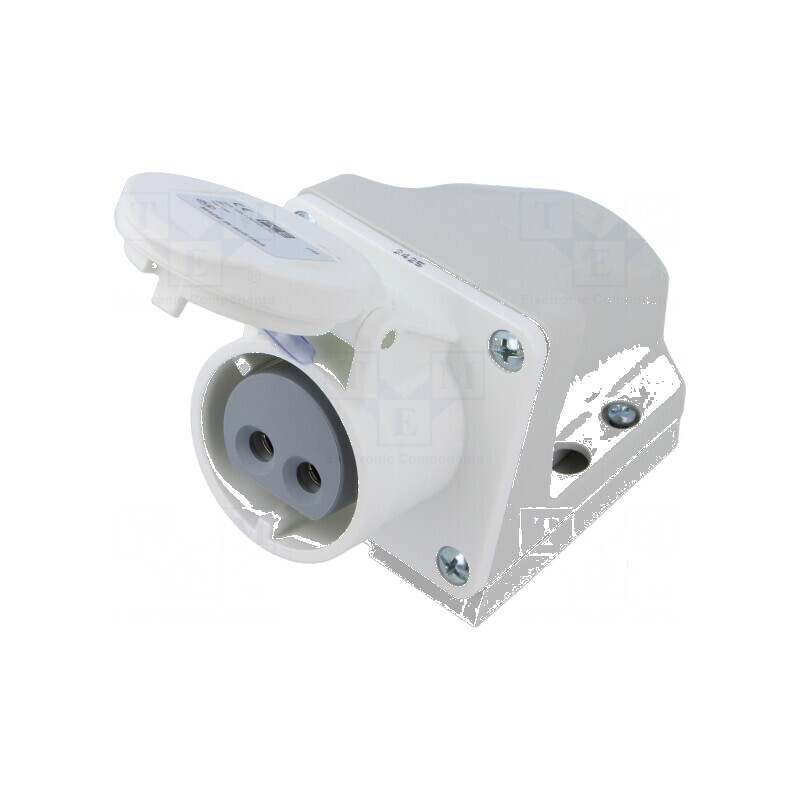 Conector de alimentare AC 32A IEC 60309 IP44 - Sockets Mama PIN 2 | Electronic-mag.ro | Componente Electronice