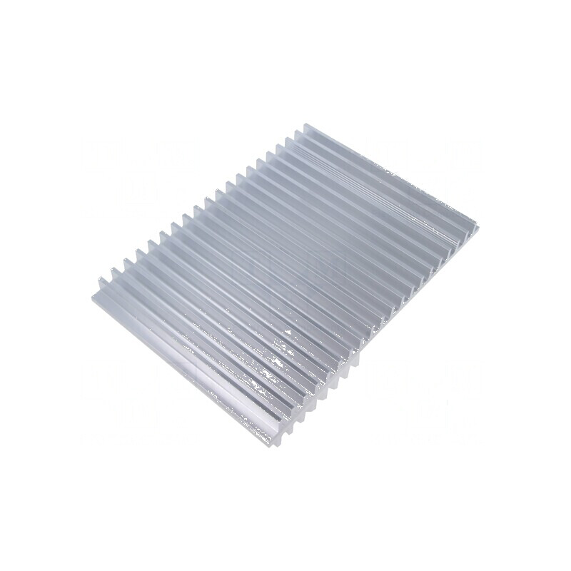 Radiator aluminiu extrudat cu aripioare - dimensiuni L: 150mm W: 219mm | Electronic-mag.ro | Componente Electronice