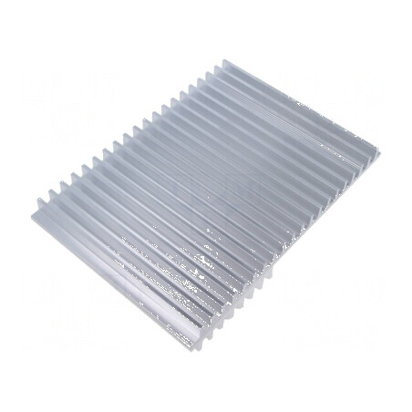 Radiator aluminiu extrudat cu aripioare - dimensiuni L: 150mm W: 219mm | Electronic-mag.ro | Componente Electronice