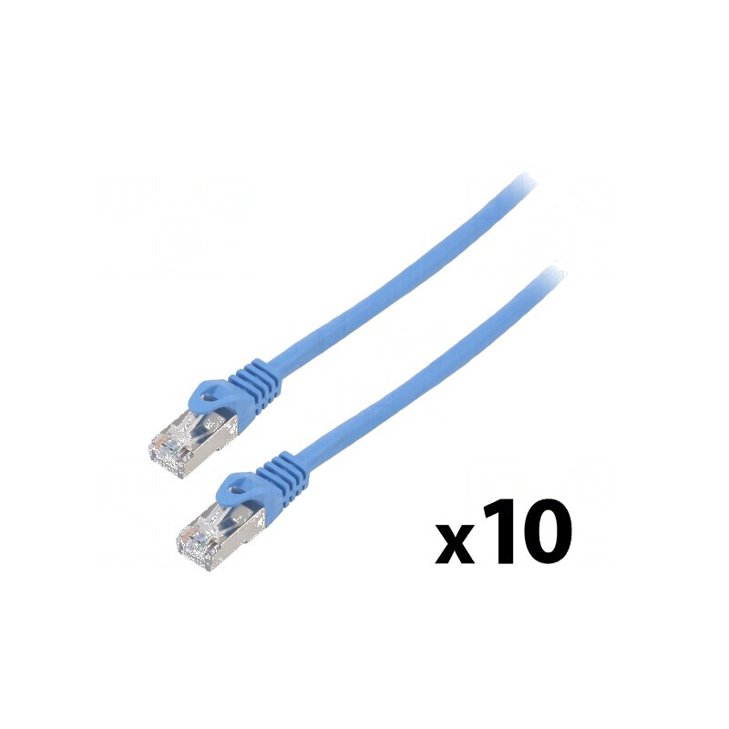Patch cord F/UTP 6 litat CCA PVC albastru 3m 26AWG Fire: 8 | Electronic-mag.ro | Componente Electronice Patch cord F/UTP 6 litat CCA PVC albastru 3m 26AWG Fire: 8 | Electronic-mag.ro | Componente Electronice