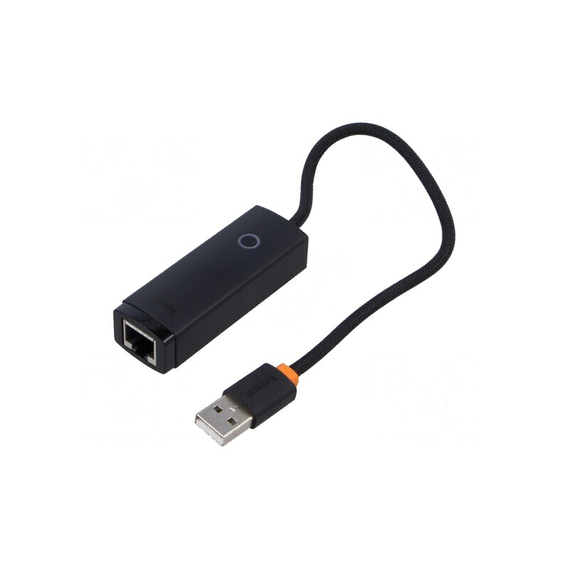 Adaptor USB-Fast Ethernet neagră | Electronic-mag.ro | Componente Electronice