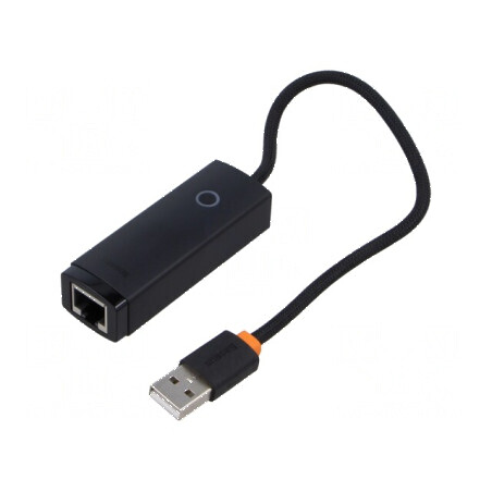 Adaptor USB-Fast Ethernet neagră | Electronic-mag.ro | Componente Electronice