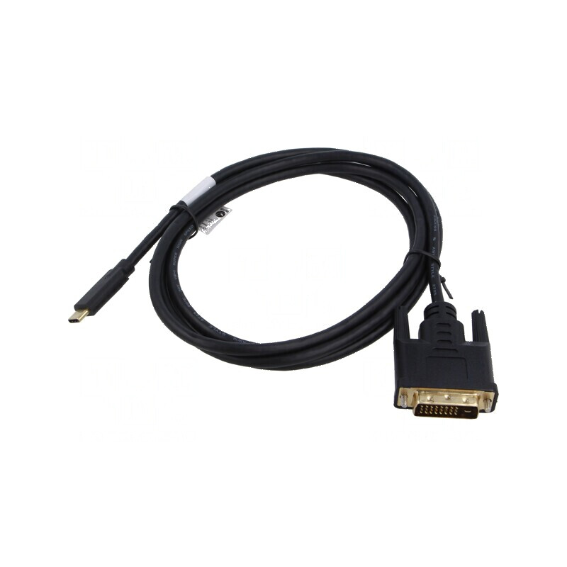 Cablu-adaptor USB 3.1 DVI-D la USB C | Electronic-mag.ro | Componente Electronice