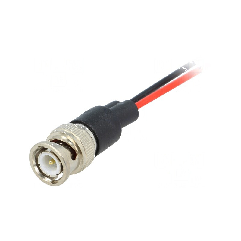 Cablu de măsurare BNC mufă, capăt liber Unom 300V 0,18m | Electronic-mag.ro | Componente Electronice
