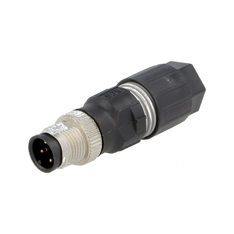 Conector M12 PIN 4 tată A-DeviceNet / CANopen - IDC | Electronic-mag.ro | Componente Electronice