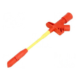 Clips de măsurare cu lamă roşie 4mm | Electronic-mag.ro | Componente Electronice