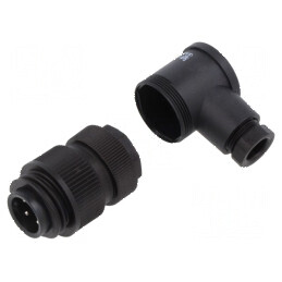 Conector circular cu 4 pini 400V | Electronic-mag.ro | Componente Electronice