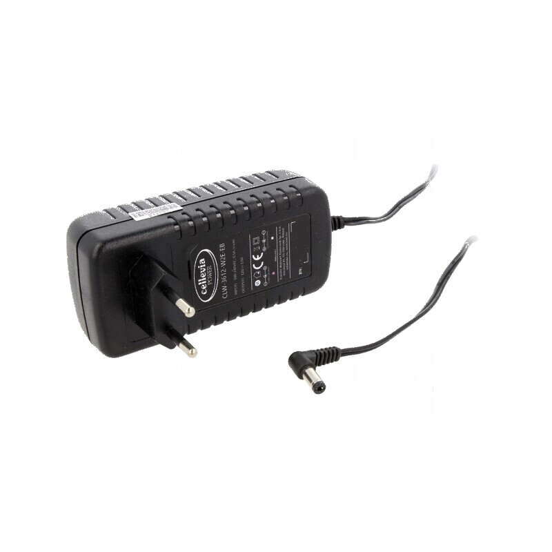 Alimentator plug-in 12VDC 3A 36W 87% - Alimentator plug-in 12VDC 3A 36W compact | Electronic-mag.ro | Componente Electronice Alimentator plug-in 12VDC 3A 36W 87% - Alimentator plug-in 12VDC 3A 36W compact | Electronic-mag.ro | Componente Electronice