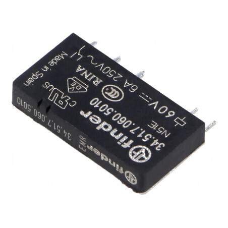 Releu electromagnetic SPDT 60VDC 10A | Electronic-mag.ro | Componente Electronice