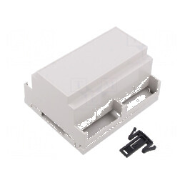 Carcasă pentru şină DIN 90mm x 106mm x 58mm - PPO Nr. 6 | Electronic-mag.ro | Componente Electronice