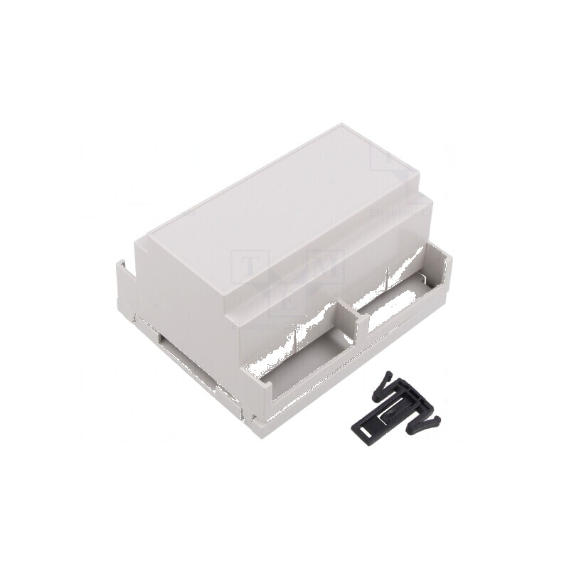 Carcasă pentru şină DIN 90mm x 106mm x 58mm - PPO Nr. 6 | Electronic-mag.ro | Componente Electronice
