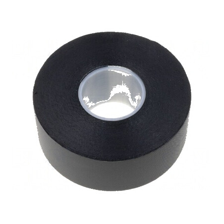 Bandă autoamalgamantă neagră 38mm x 10m | Electronic-mag.ro | Componente Electronice