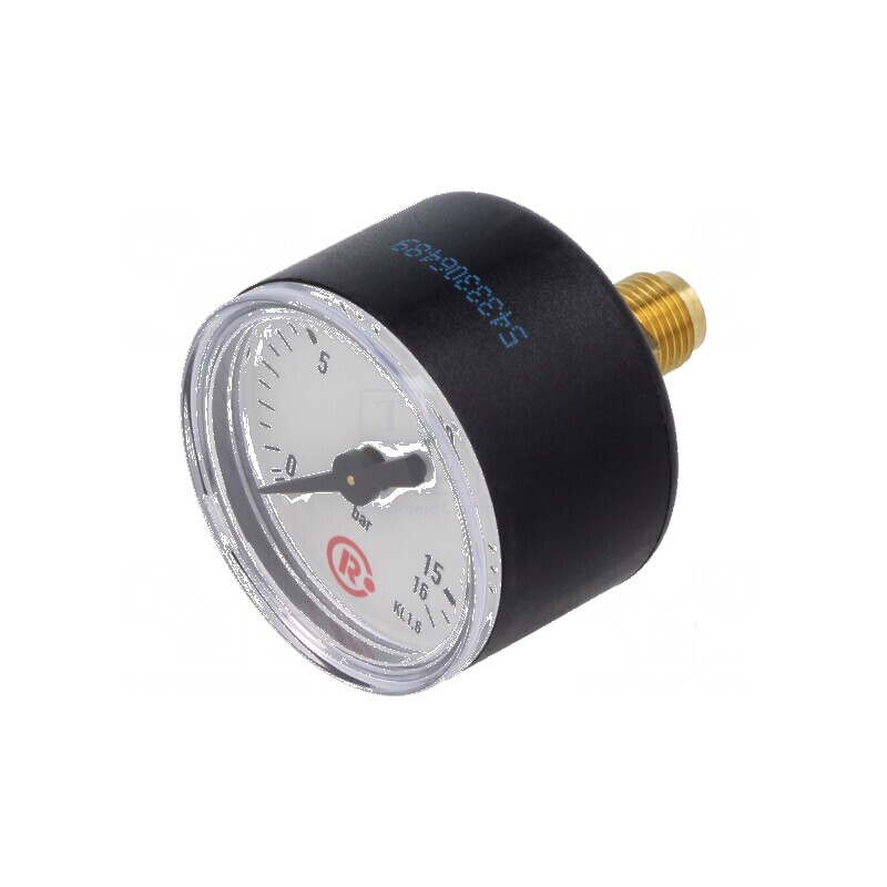 Manometru 0÷16bar 40mm - pentru lichide neagresive si gaze inerte | Electronic-mag.ro | Componente Electronice