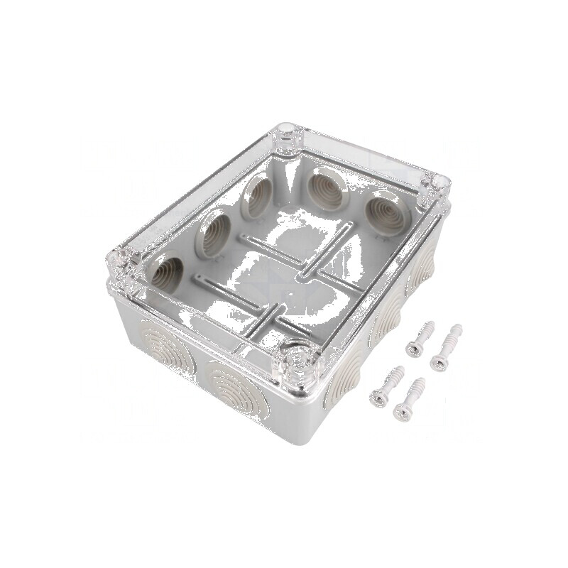Carcasă de conexiuni IP65 gri | Electronic-mag.ro | Componente Electronice