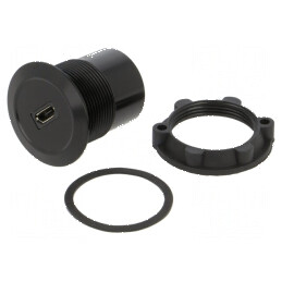 Adaptor USB pentru montare pe panou | Electronic-mag.ro | Componente Electronice