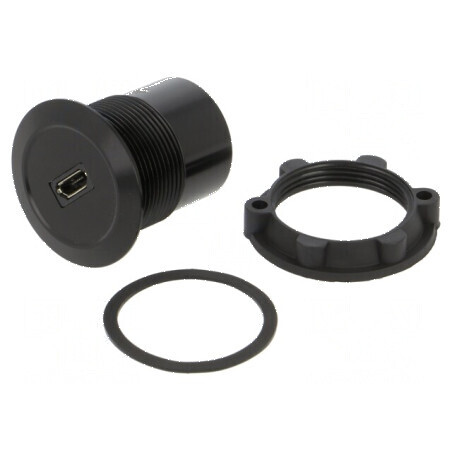 Adaptor USB pentru montare pe panou | Electronic-mag.ro | Componente Electronice