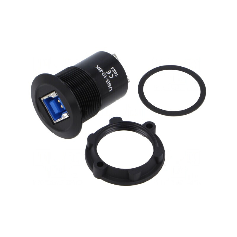 Adaptor USB A soclu, USB B soclu USB 3.0 - Filet M22 | Electronic-mag.ro | Componente Electronice