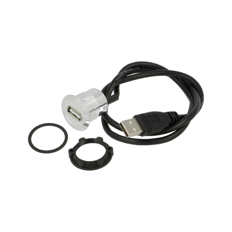 Cablu adaptor USB A la USB A 0,6m | Electronic-mag.ro | Componente Electronice