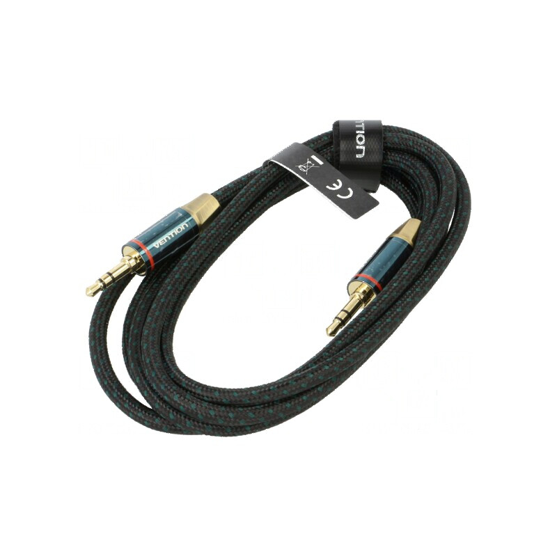 Cablu audio Jack 3,5mm 1,5m cu mufe aurite | Electronic-mag.ro | Componente Electronice